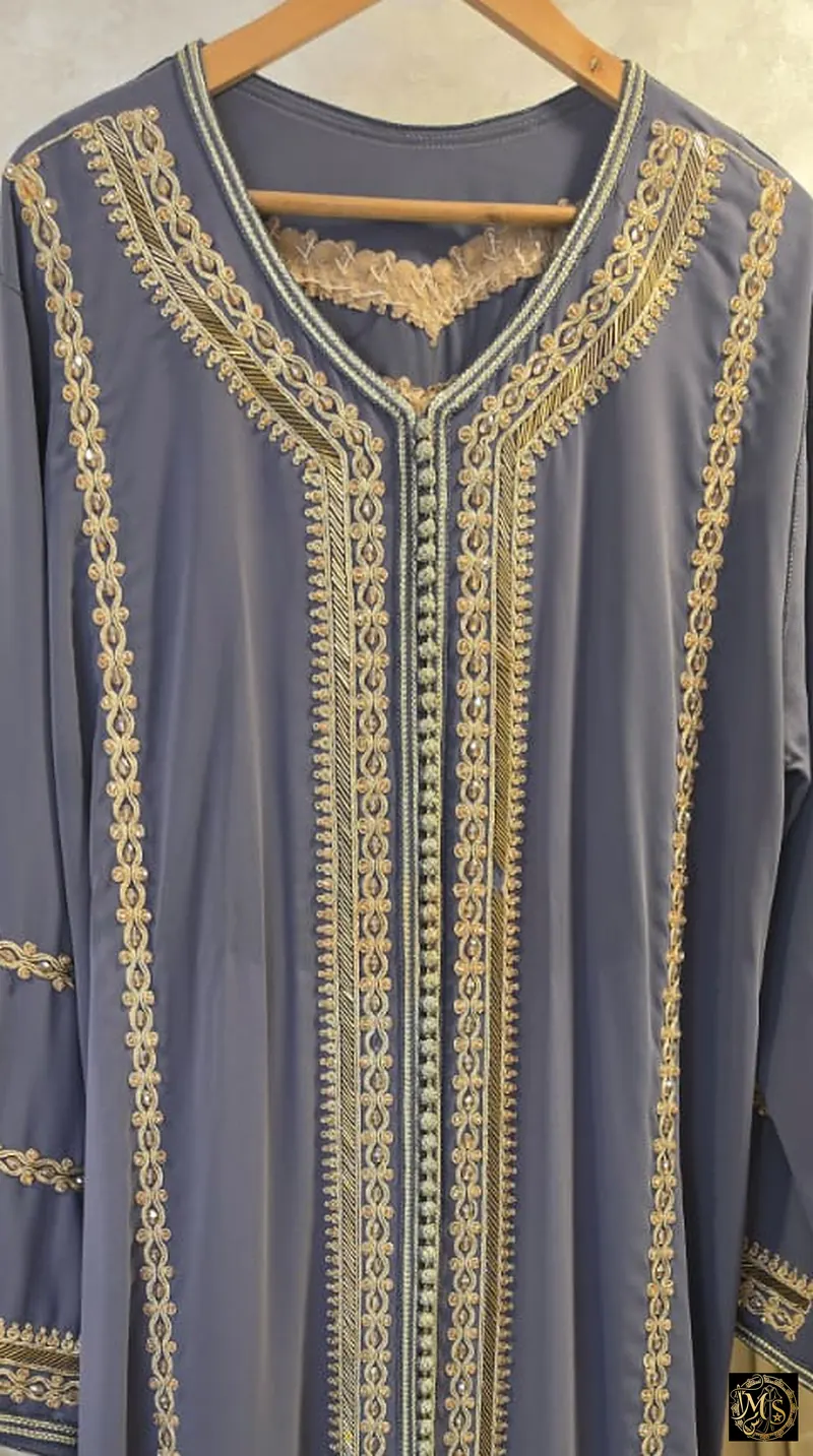 The Ifrane Pearl — close-up of the embroidery